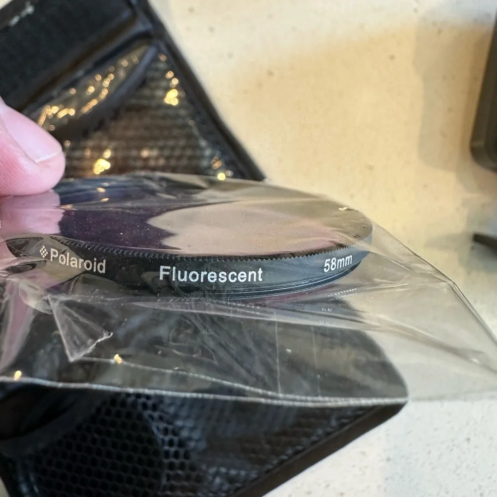 Polaroid Digital camera starter kit, filters, filter adapters, flash kit, etc.